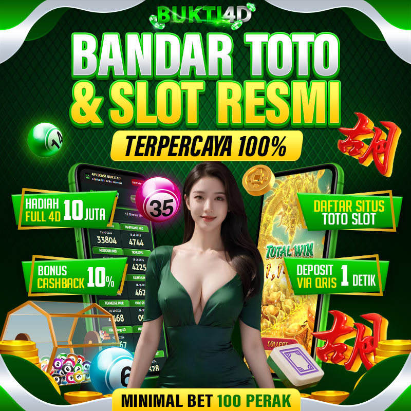 BUKTI4D 🥇 Situs No 1 Toto Resmi Slot Online Gacor Langganan Sultan